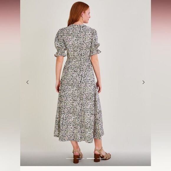 Monsoon Leopard Print Shirtdress/Sundress Small - Picture 2 of 6